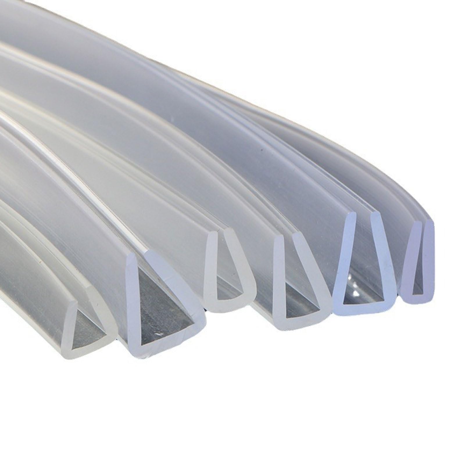 Klemmprofil Für Glastische,U-förmige transparente Gummidichtungsleiste,Eckenschutz Transparent Tischkantenschutz,Kantenschutz,Tischeckenschutz,Glaskantenschutz,Für Platten,Tischecken