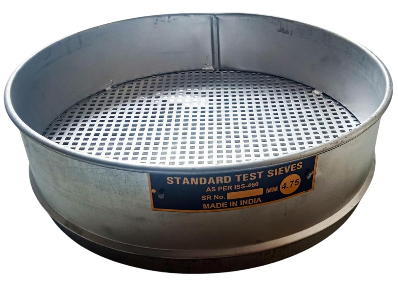 SUN INS | Test Sieves for Laboratory Use with GI Frames (4.75 mm)