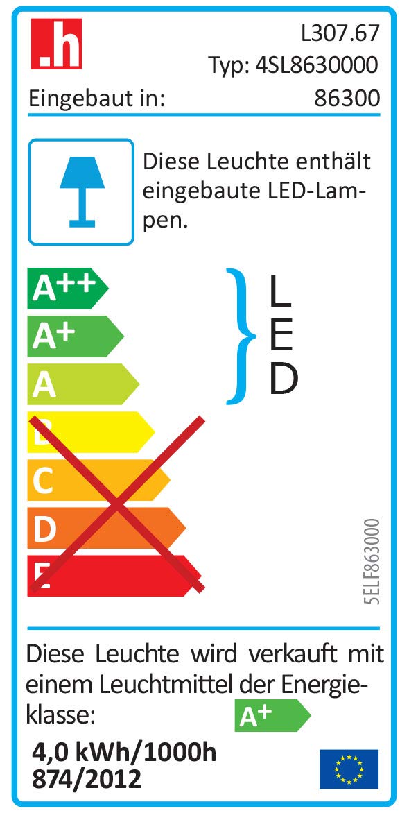 FACKELMANN LED-Waschbeckenbeleuchtung Einbau-Set / Maße: ca. 80 cm breit / batteriebetriebenes BackLight für Glasbecken / hochwertiges LED-Band für Waschtisch aus Glas / inklusive Batterien