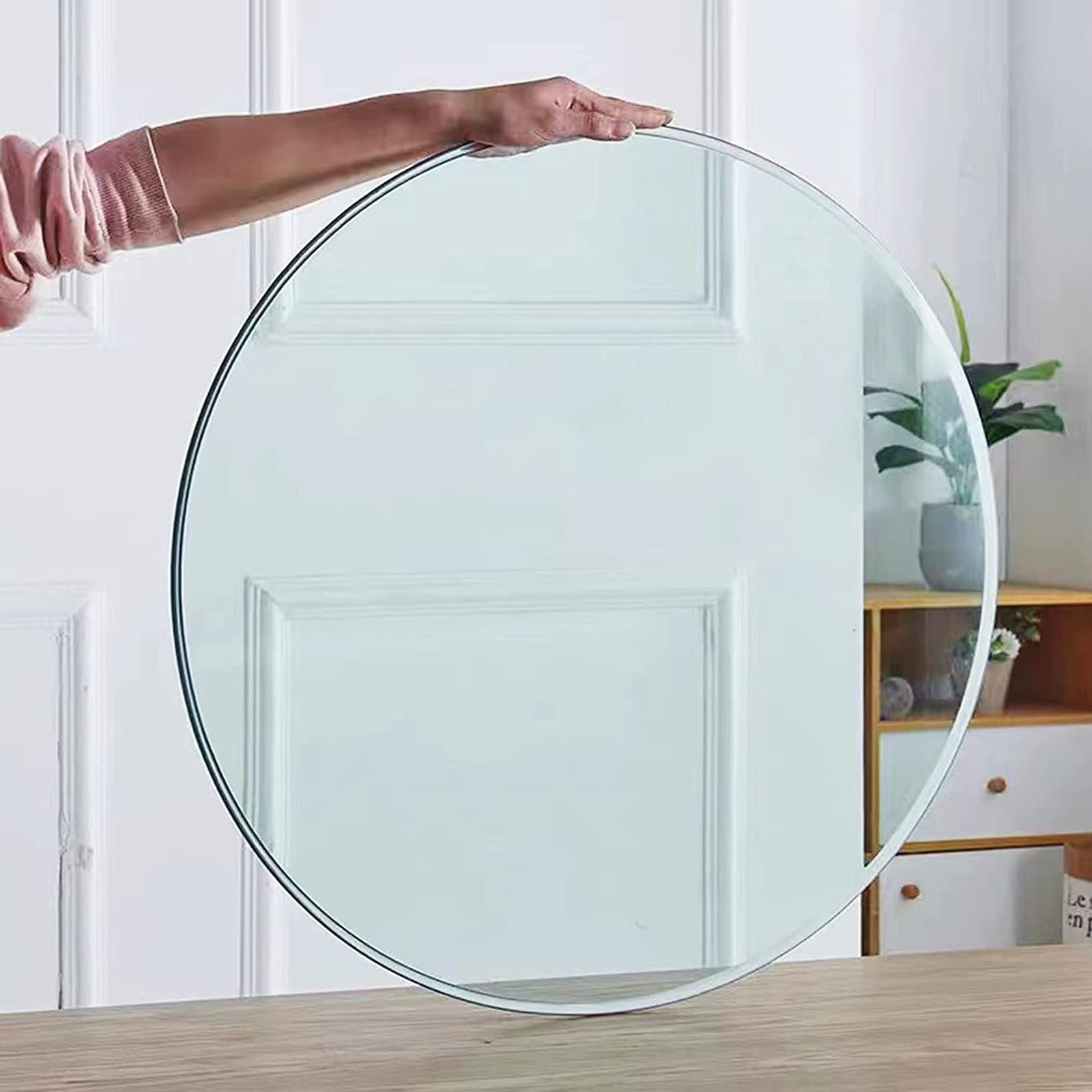 Plateau de table en verre rond pour sublimer votre salle à manger