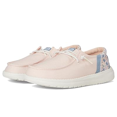 Hey Dude Kids Wendy Funk Spring Floral (Little Kid/Big Kid) Girls Shoes Petal Pink/Multi