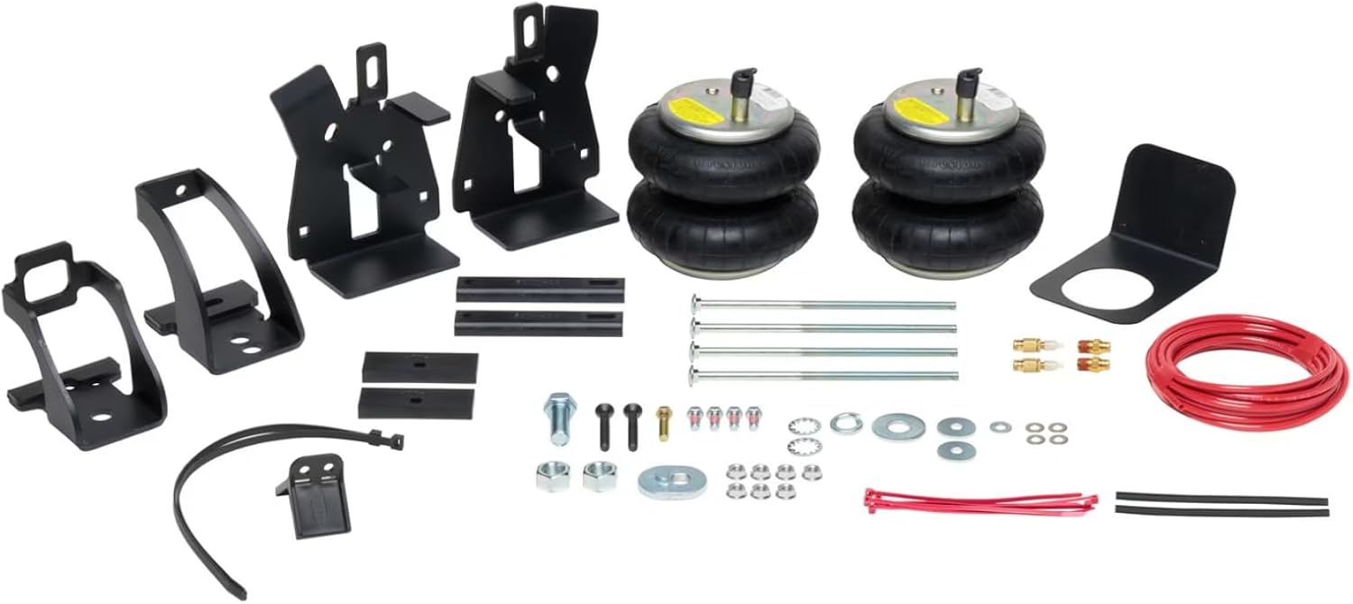 Firestone Airide 2583 Ride-Rite Rear Air Springs Kit fits 2014-2016 F450 | 5-100 PSI | No Drill Installation | Load Capacity of 5,000 Pounds | Enhances Brake Effectiveness