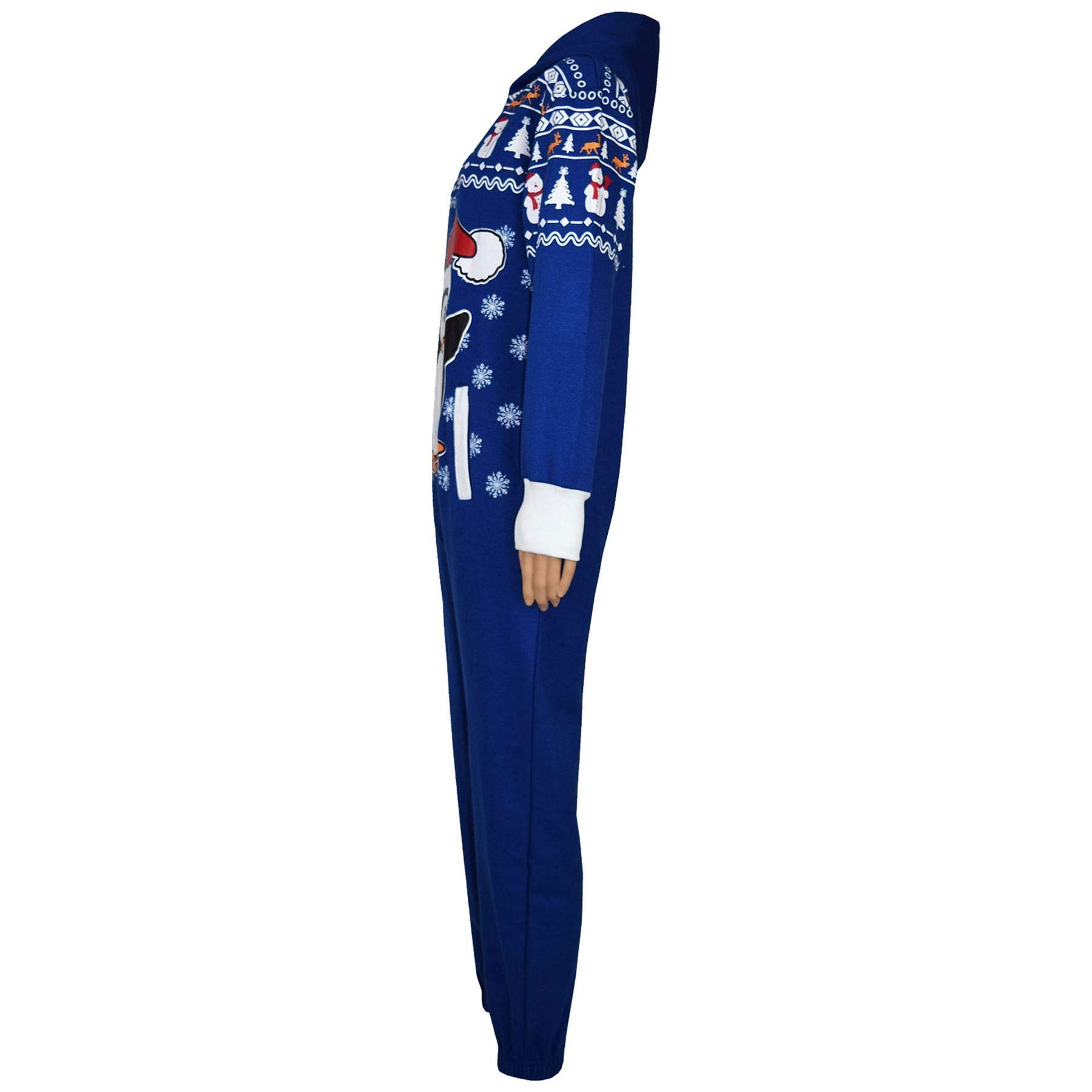 A2Z 4 Kids® Bambini Ragazze Ragazzi Novità Natale Babbo Natale Pinguino Pupazzo Di Neve Renna Stampare Tutina Tutti In Uno Tuta Nuova Età 5 6 7 8 9 10 11 12 13 Anni