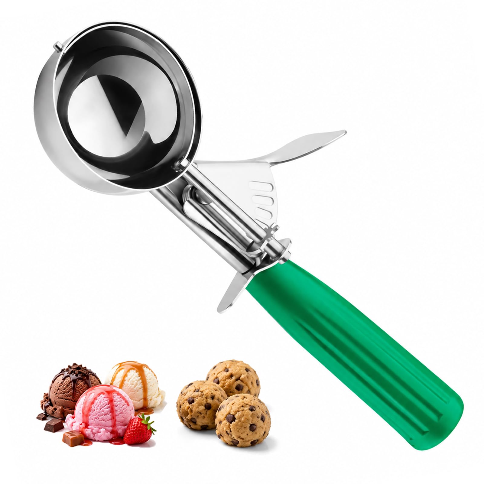 Amazon.com: 2.67 OZ Large Ice Cream Scoop, Cookie Scoop with