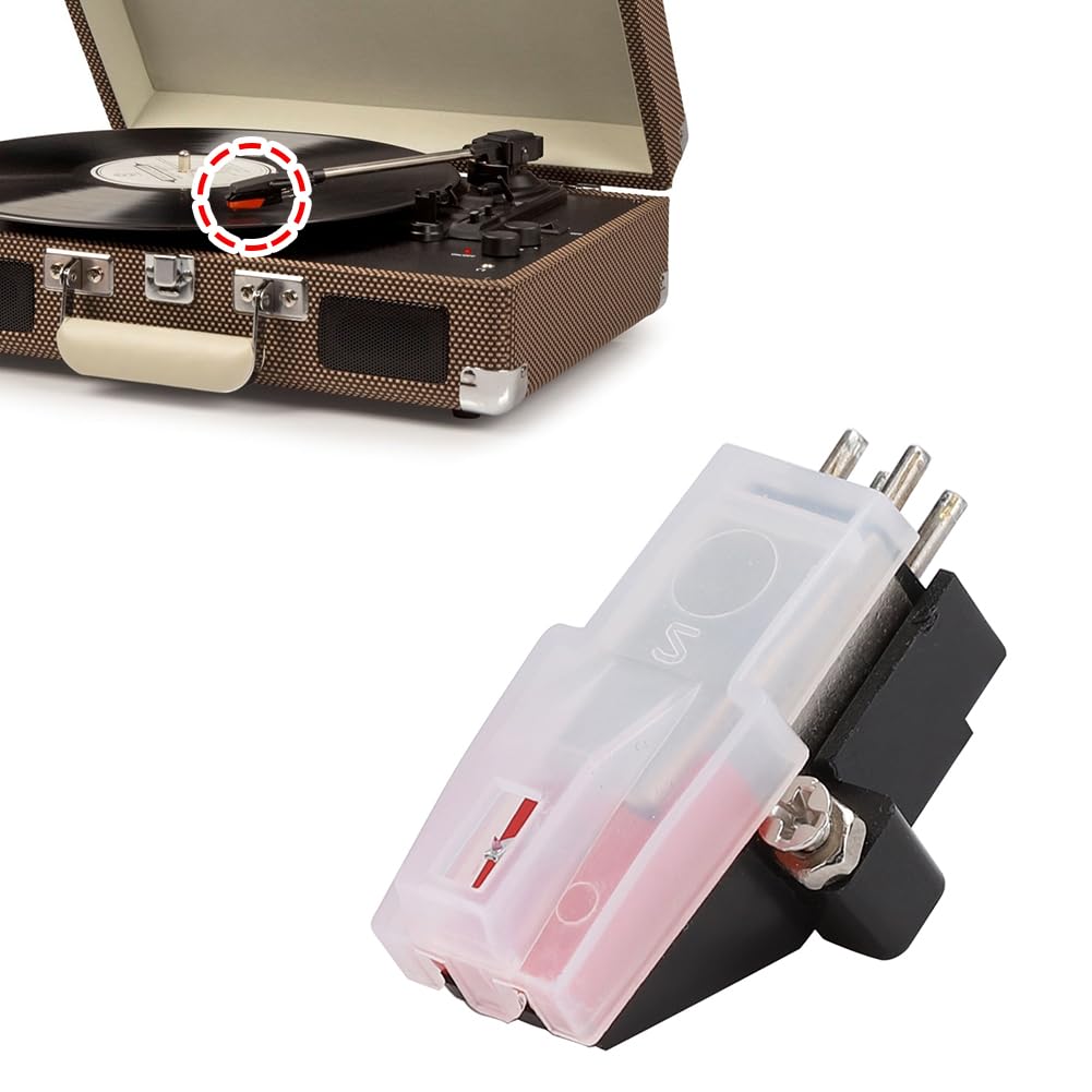 Aiguille de Tourne-Disque, Stylet de phonographe Remplacement du Stylet de la Platine Vinyle pour Platine Vinyle Tourne-Disque pour Tourne-Disque Phono phonographe