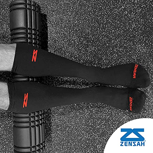 Zensah Infrared Heat Recovery Socks - Compression, Sweat Wicking, Athletic, Relaxation, Thermal Sock for Men & Women4