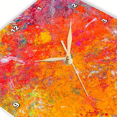 Reloj de pared analógico cuadrado 13 x 13 miniatura 3