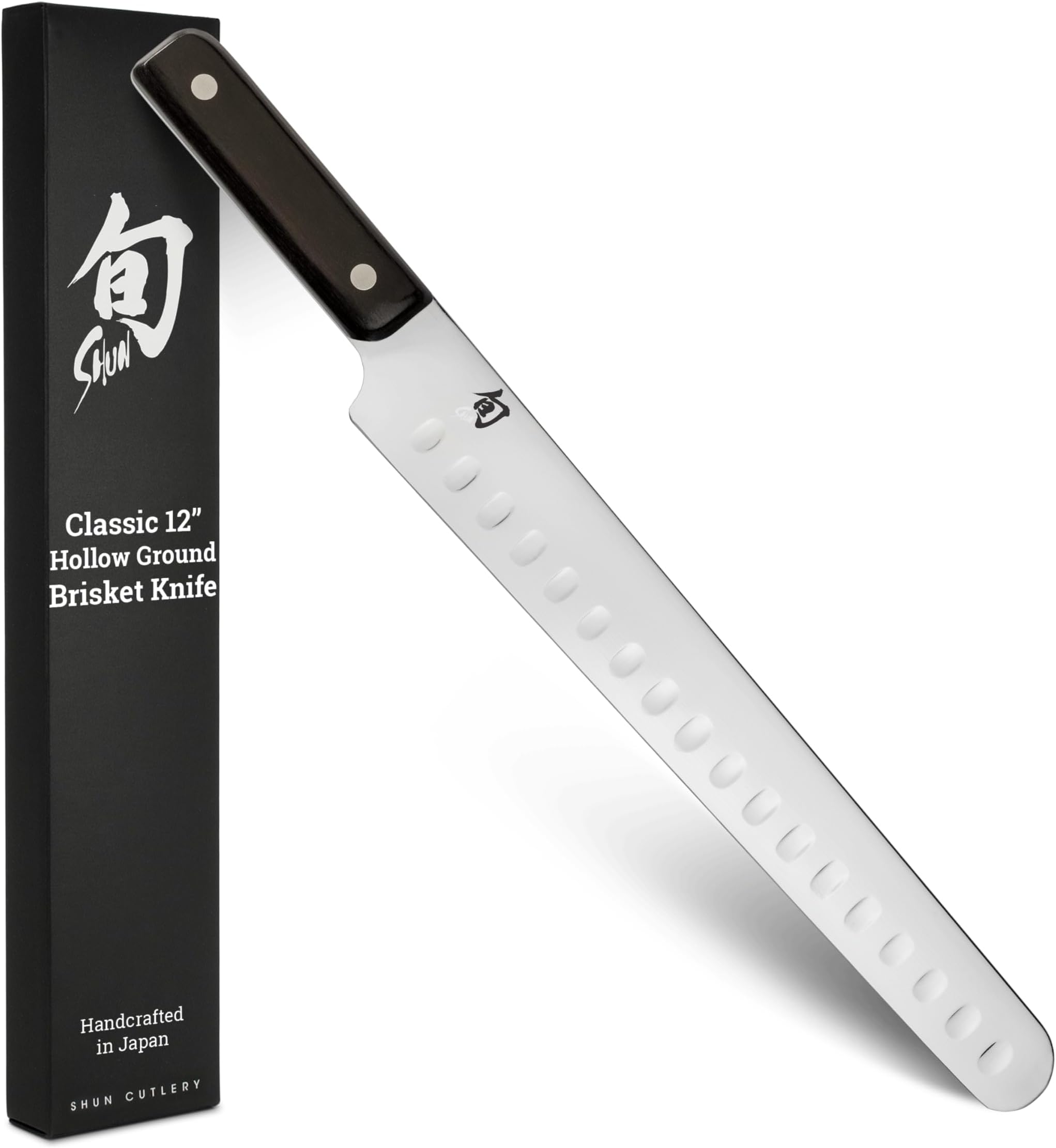 Classic 12" Hollow Ground Brisket Knife w/Saya