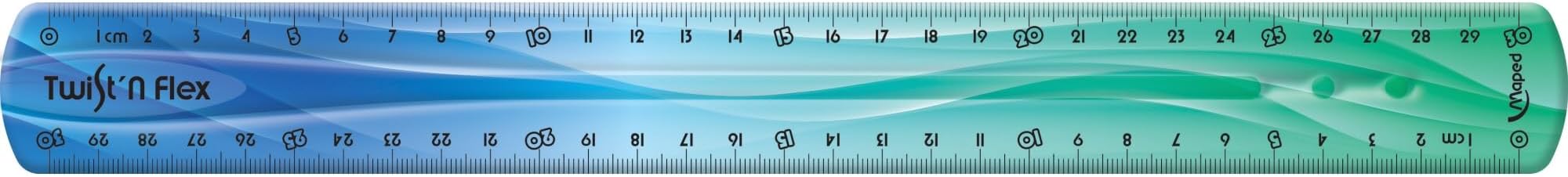 Twist and Flex Décor 30cm Ruler (Assorted Colours)