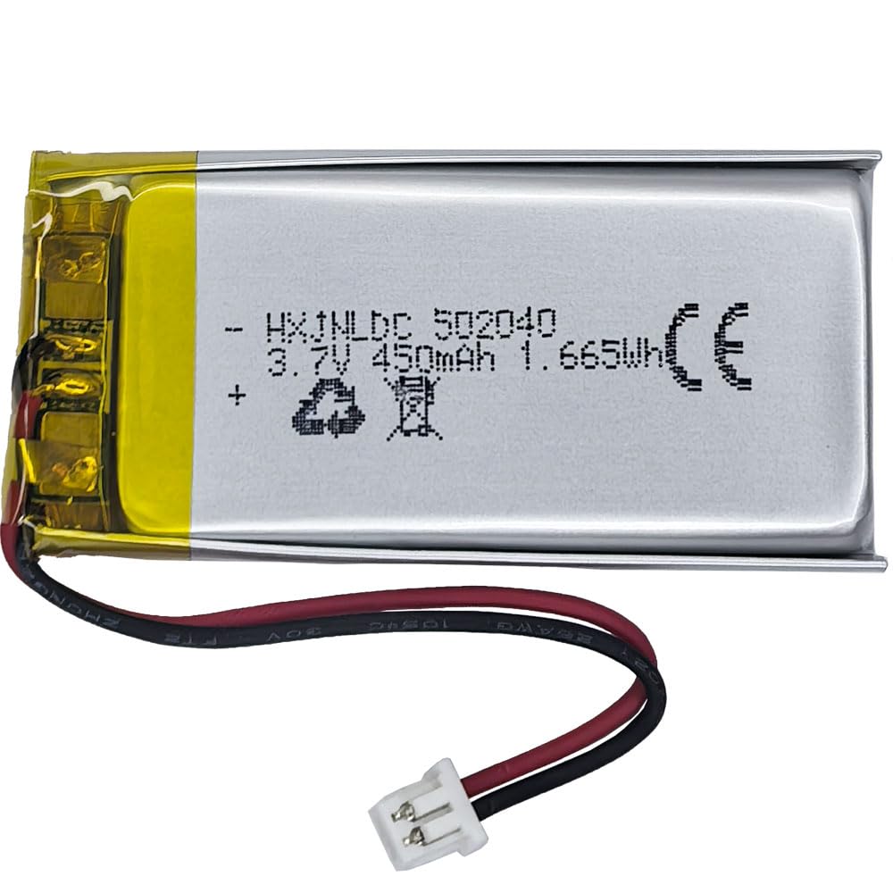 Amazon | DC 3.7V 450mAh 502040充電可能リチウムポリマー電池 Amazon | DC 3.7V 450mAh 502040充電可能リチウムポリマー電池