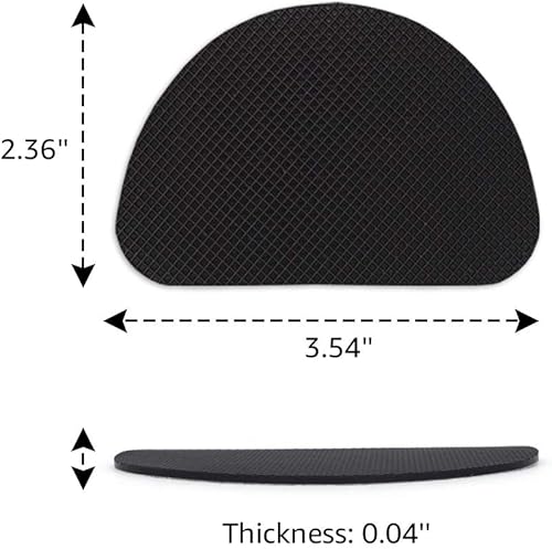 Miniatura 3 de Almohadillas antideslizantes para zapatos, paquete de 8, Negro -