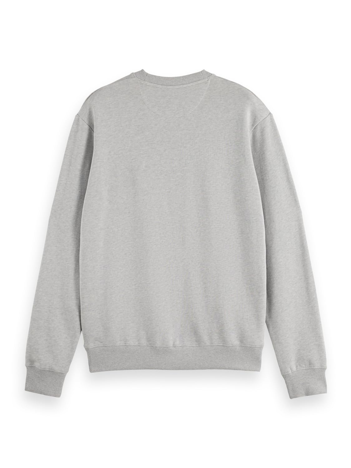 Scotch & Soda Herren Essential Badge Logo Crewneck Sweatshirt Sweatshirt (1er Pack)