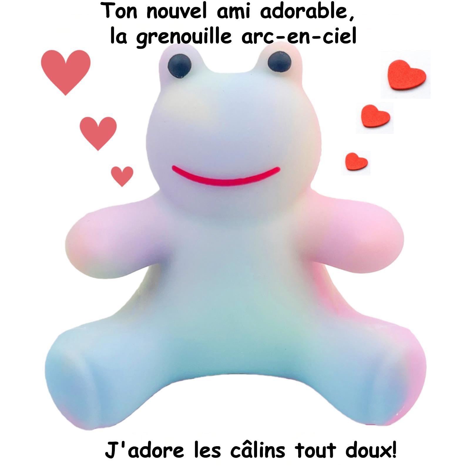 Tente de Jeu Pop-up Princesse Rose pour Fille avec Lumières et Peluche Grenouille Arc-en-Ciel 120x105x128 cm