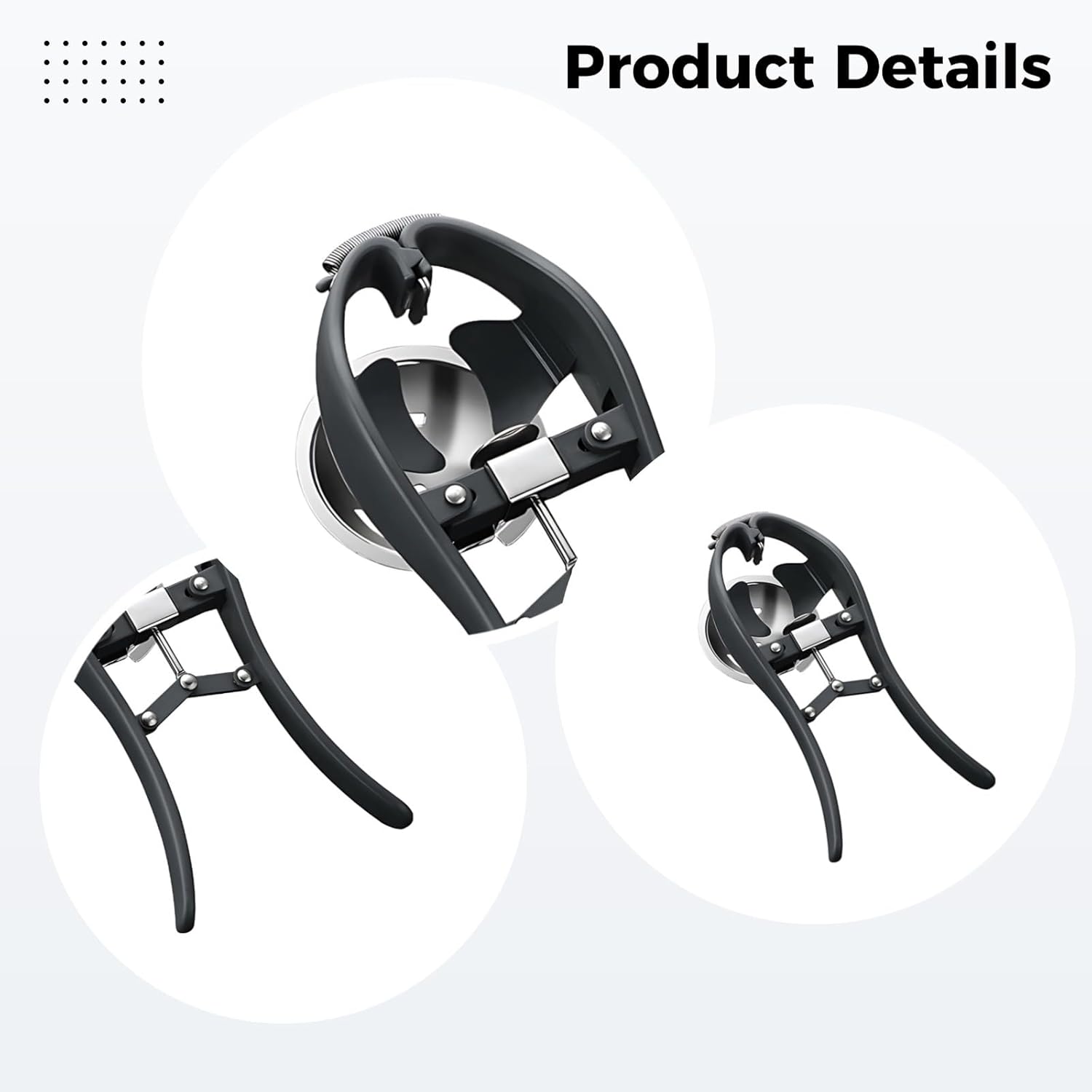 Egg Opener 2 Pcs, 2-in-1 Egg Separator Steel Stainless Handy, Tool Efficient Opener Egg, Design Ergonomic Easy Device Cracking Kitchen