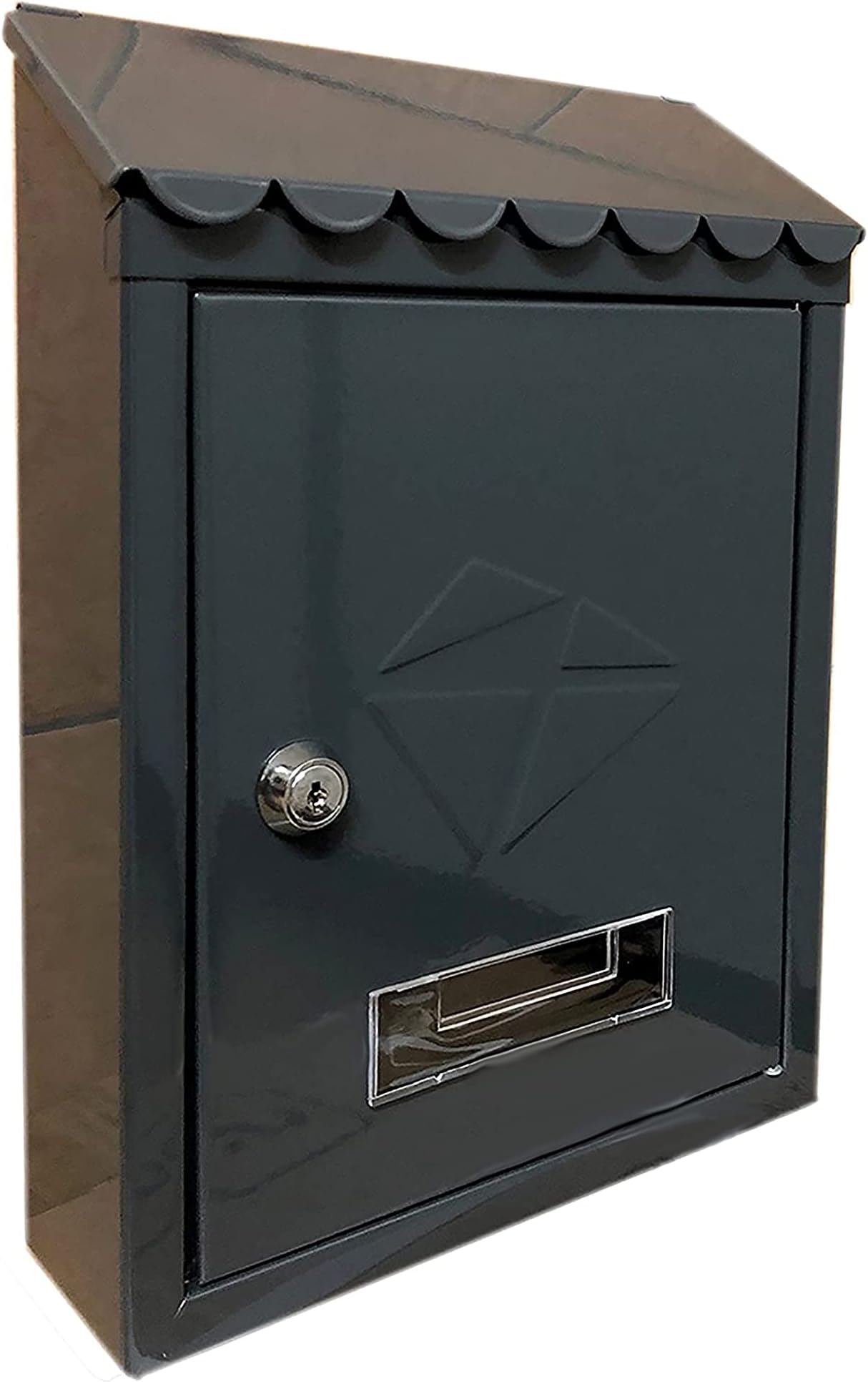 Cassetta Postale Kippen IRON - Colore Argento, 300x210x70mm | Con Chiavi E Fissaggi - Foto 4