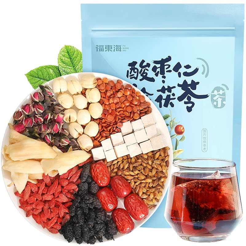 酸枣仁百合茯苓茶150g/5.3ozSour jujube kernel lily Poria cocos Mixed tea