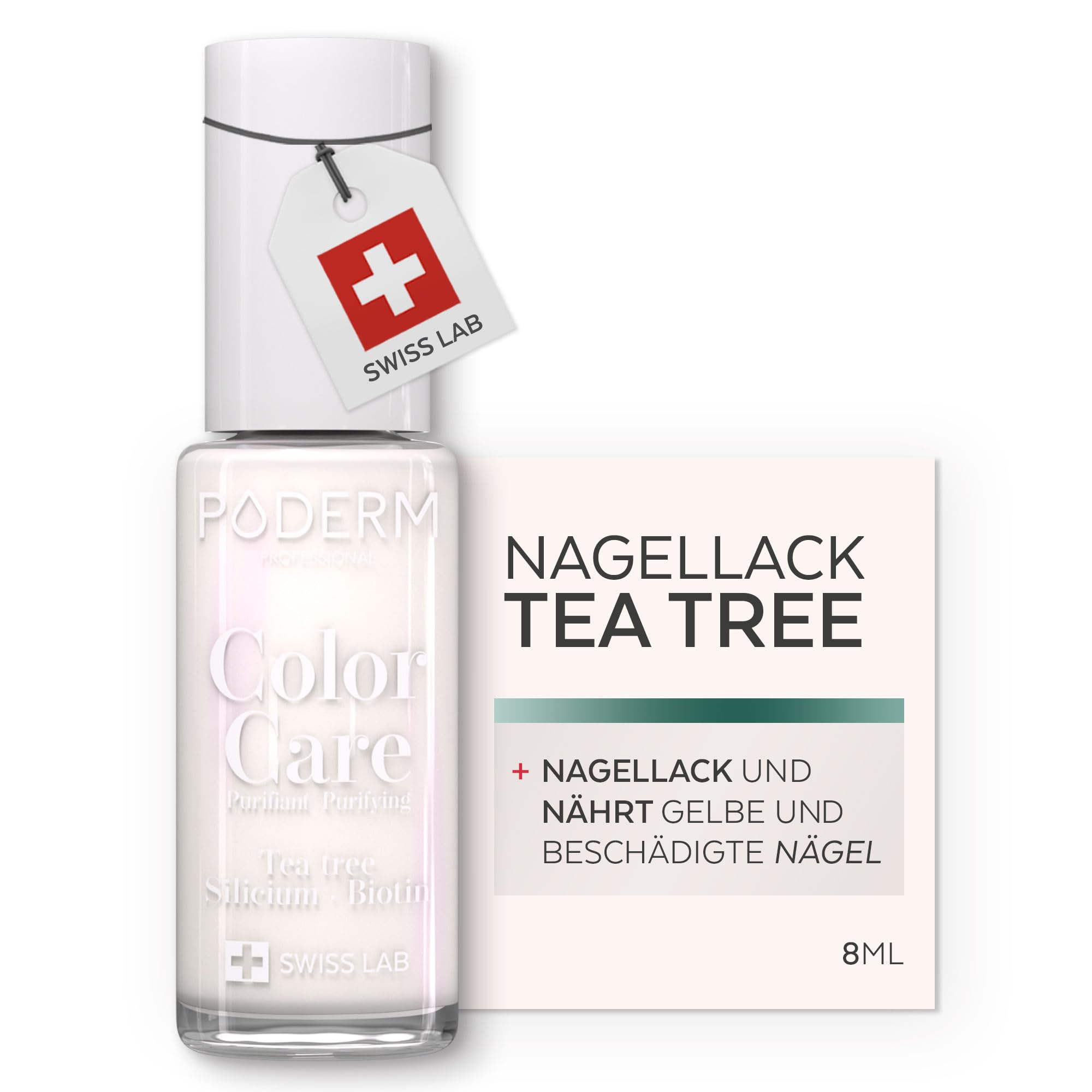 PODERM - HAUTRISSE UND HORNHAUT - Repariert und beruhigt Risse/Nährt und erweicht Hornhaut - INTENSIVE NACHTPFLEGE 8H - 100% natürliche Inhaltsstoffe - Fußpflege - Swiss Made