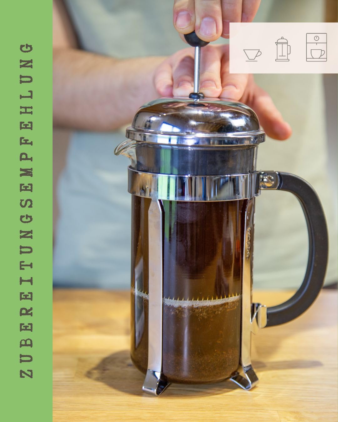 Green Cup Coffee Cauca | Kaffeebohnen Ganze Bohnen 1 kg | 100% Arabica Single Origin Kolumbien | Mittlere Röstung Fruchtig Süß Papaya Karamell | Vollautomat French Press Filterkaffee