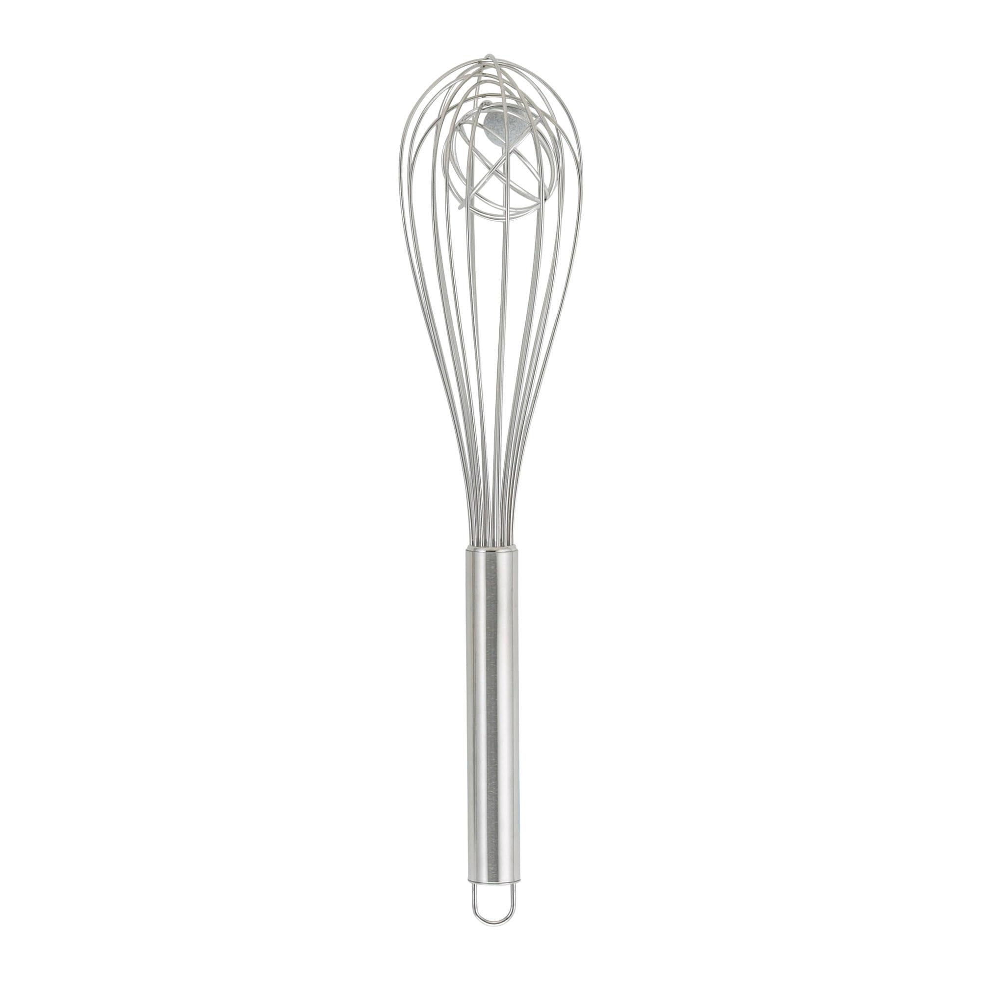 Mrs. Anderson's Baking Double Balloon with Aerator Ball Wire Whisk, Stainless Steel, 12-Inch