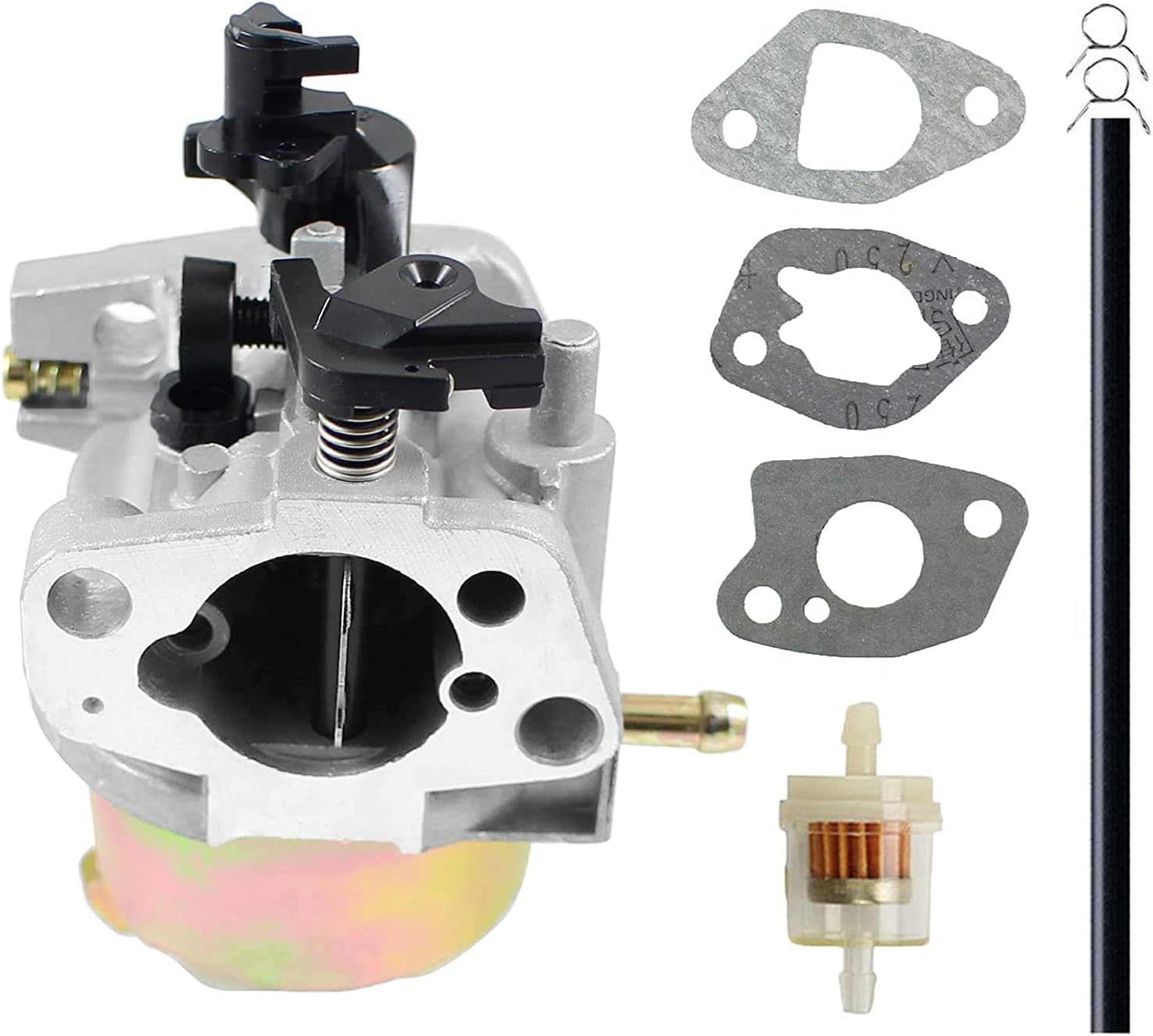 Carburetor for Cub Cadet 12A-18MC056 CC500 CC550SP SC300HW 11A-18MC056 12ABB22J709 19 173cc Self-Propelled Lawn Mower w/Gasket Fuel Hose Fuel Filter