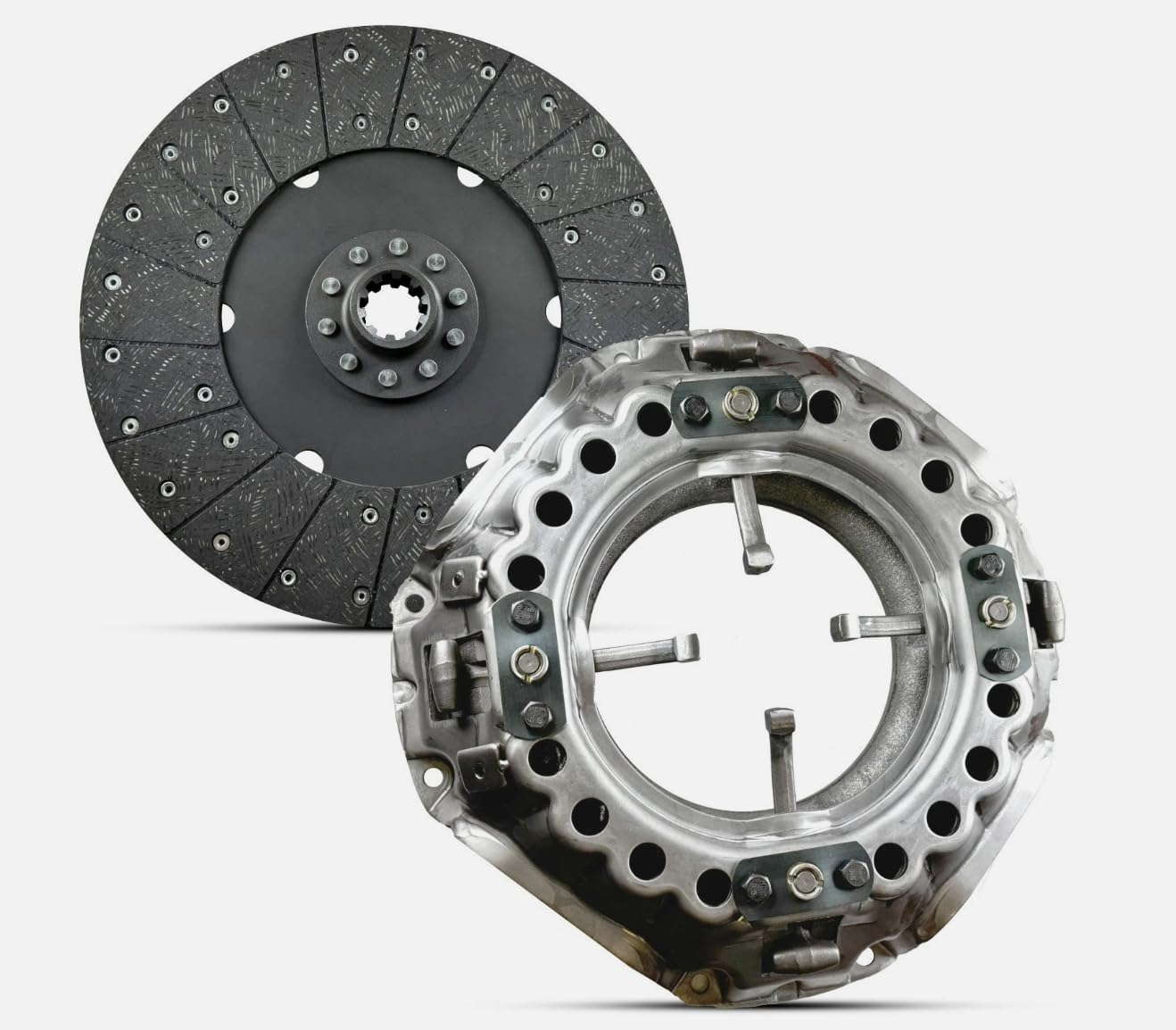 SOUTHEASTCLUTCH Wood Chipper Clutch Kit, 13 inch Rigid Disc, Compatible with 1900lb Brush Bandit and Vermeer, Model (30-591)