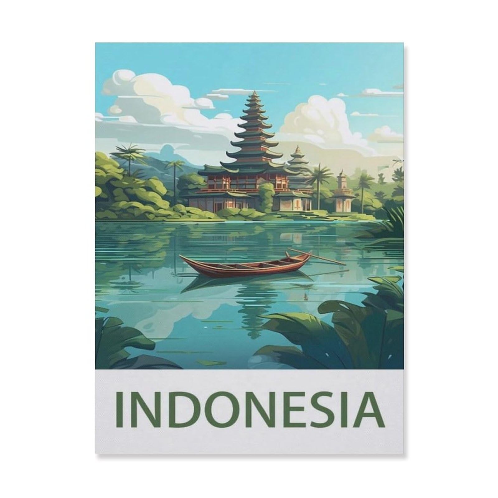 Funny Metal Tin Signs，Indonesia(15x30cm）