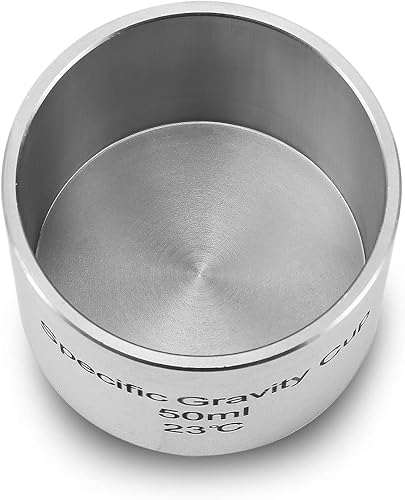Miniatura 4 de CGOLDENWALL QBB-1.7 fl oz Densidad de Pintura Específica Gravedad Copas 50ccml Acero Inoxidable