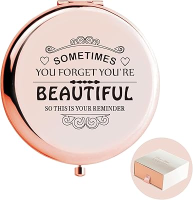 Aglaiprty Gifts for Women, Mothers Day Birthday Gifts for Women, Personalized Friendship Gifts for Best Friends, Unique Gifts for Friends Female, Compact Mirror for Mom Grandma
