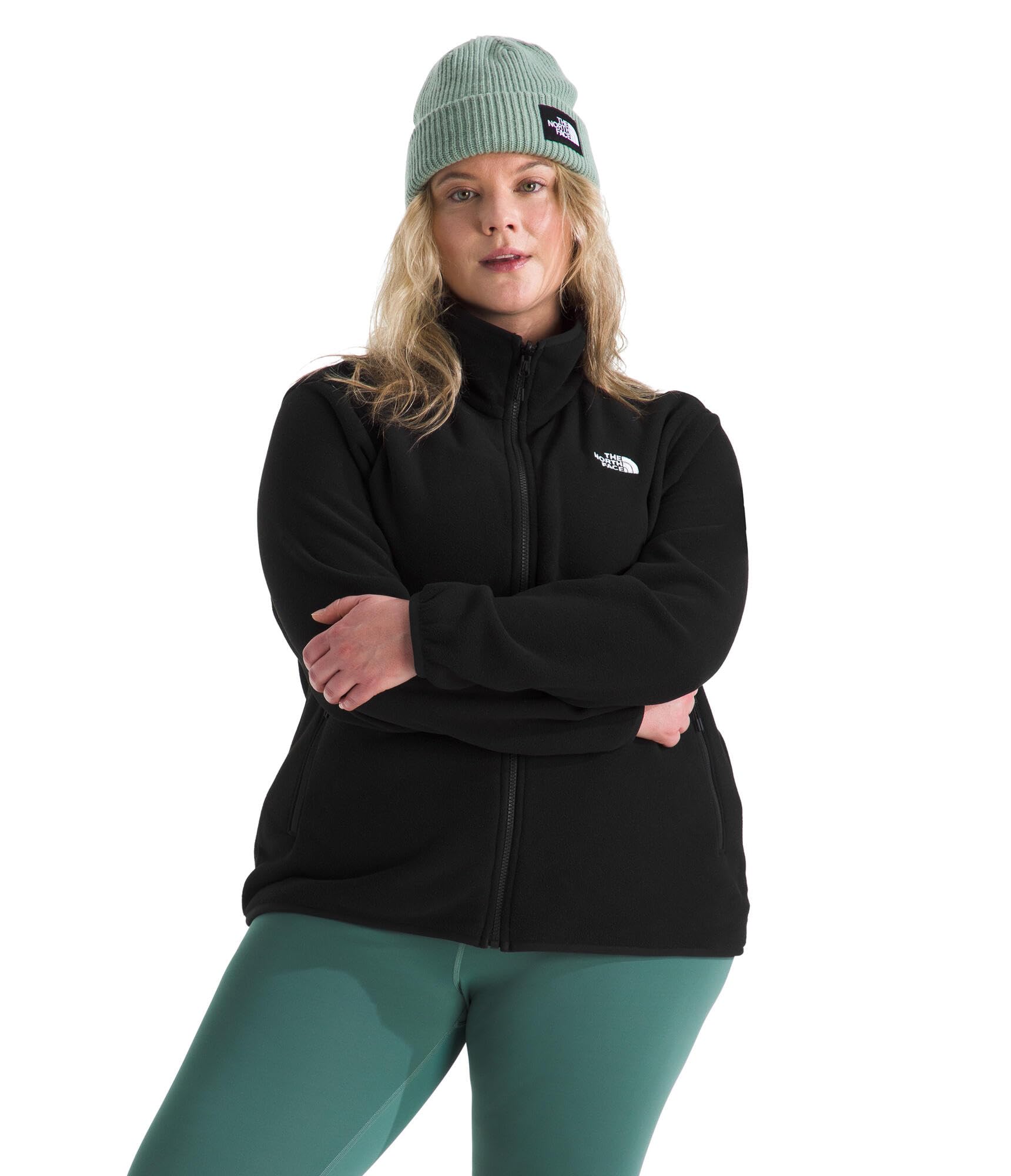 Women's Glacier Fleece Jacket (Standard & Plus Size) | Zip Hand Pockets & Stretch on Collar, Cuffs & Hem