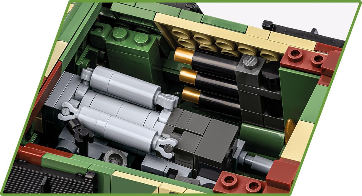 COBI Historical Collection WWII Sd.Kfz. 186 JAGDTIGER Tank Building Set, 1280 Pieces