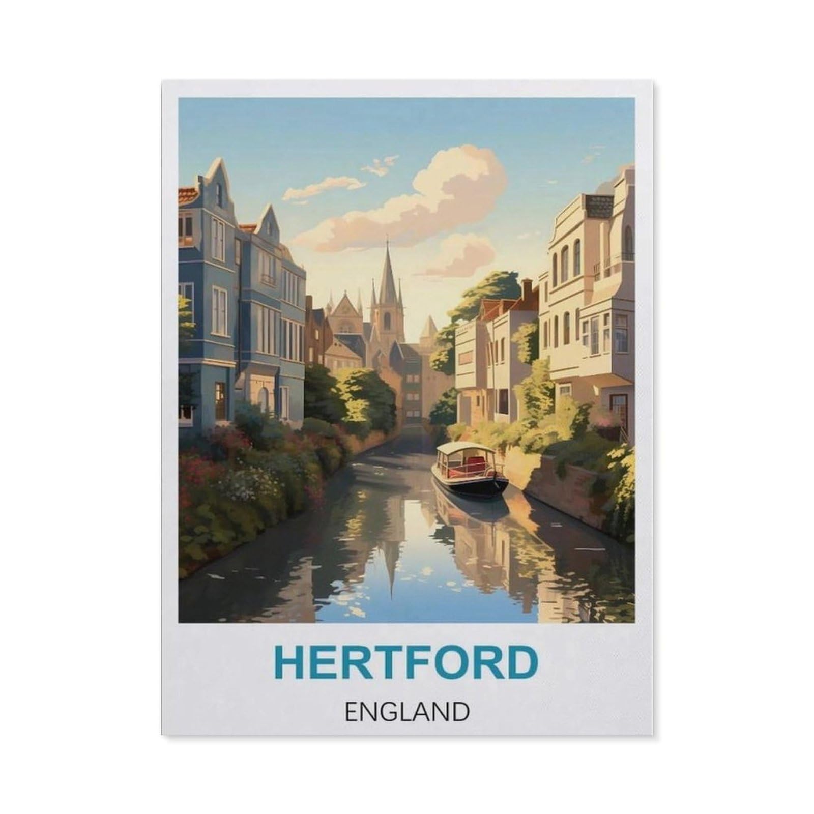 BEAYODKP Diamond Painting Kits ，Hertford England（50 x 60 cm）