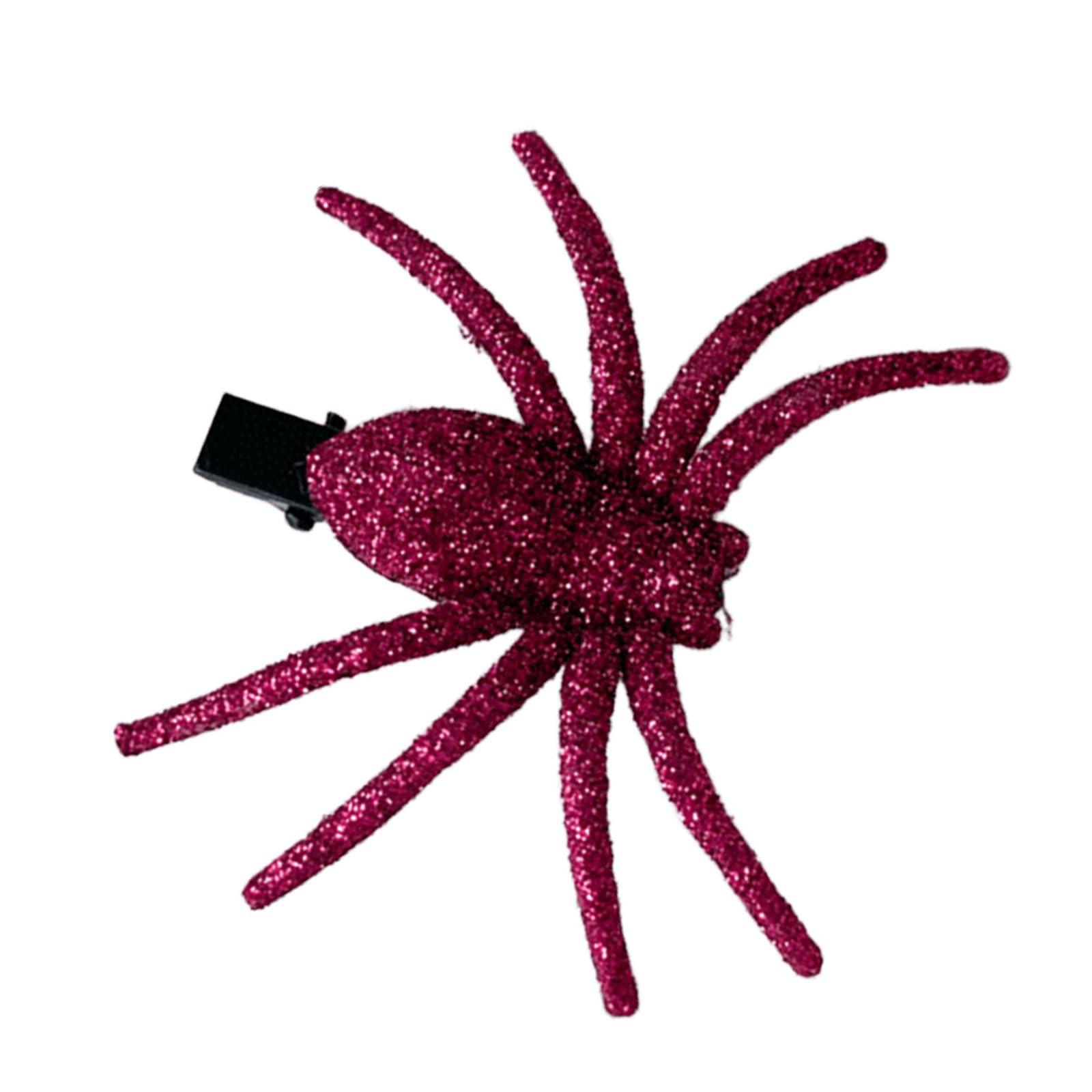 YUXITA Glittering Halloween Arachnid Hair Clip Hairpin Fashion Headgear For Women Lightweight Party Accessories