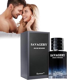 Savagery Pheromone Perfume for Men, 50ml Flysmus Savagery Pheromone Men Perfume, Long Lasting Pheromone Cologne for Men, Pheromone Perfume Spray for Men Attract Women (1Pcs)