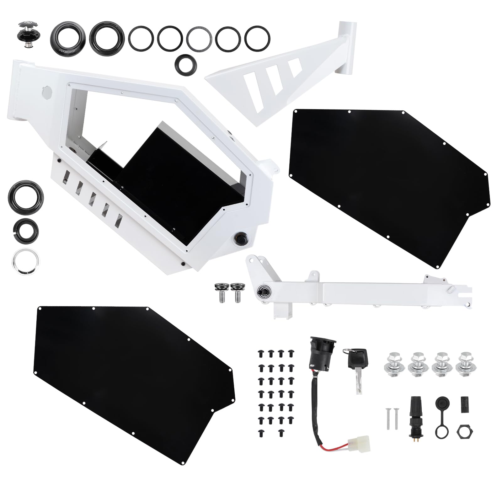 Voilamart Electric Bike Frame Steel for 48V 3000W-5000W Stealth Bomber Electric Bicycle DIY Kit E bike Conversion kit