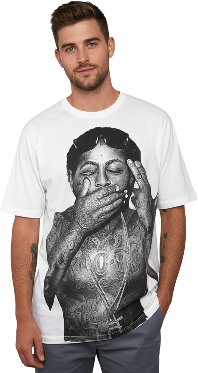 costumebase Lil Hip Hop Wayne Style Shirt Rebirth T-Shirt