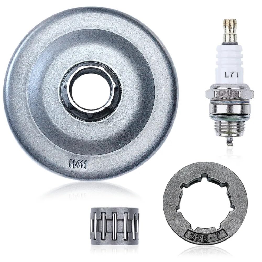 Llanta de piñón de rodamiento de agujas de tambor de embrague de 325 "apto for motosierra H 51 50 55 R 154 254 con bujía 503088702