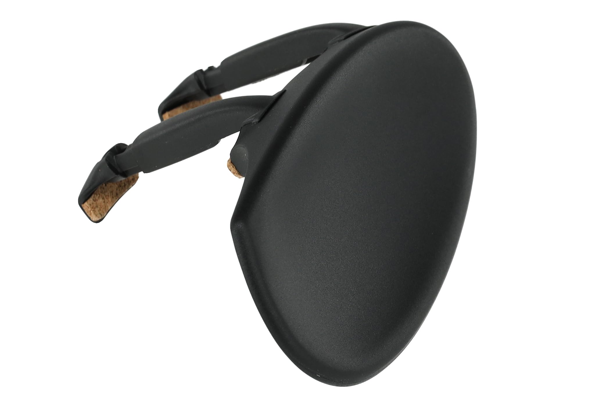 Barbada Wittner, barbada lateral viola, plástico de alta tecnología, anatómicamente diseñado, probado para alergias, con destornillador, negro, Made in Germany, 251131