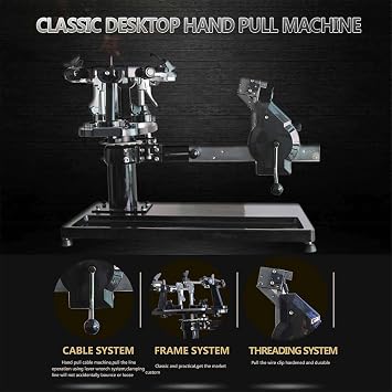 Racket Stringing Machine,Badminton Racket Stringing Machine,Tennis Racket Stringer 360 Degree Rotation Tabletop Racket String Machine