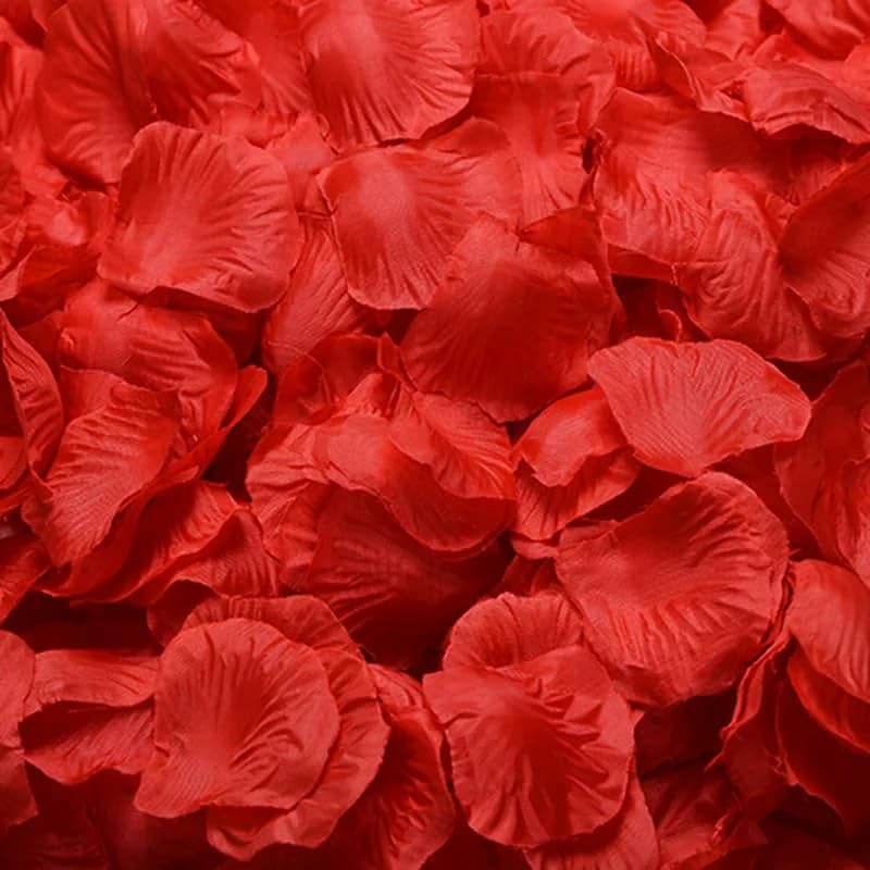 Pétalos de rosa artificiales para sorpresas románticas y aniversarios pack 300 2