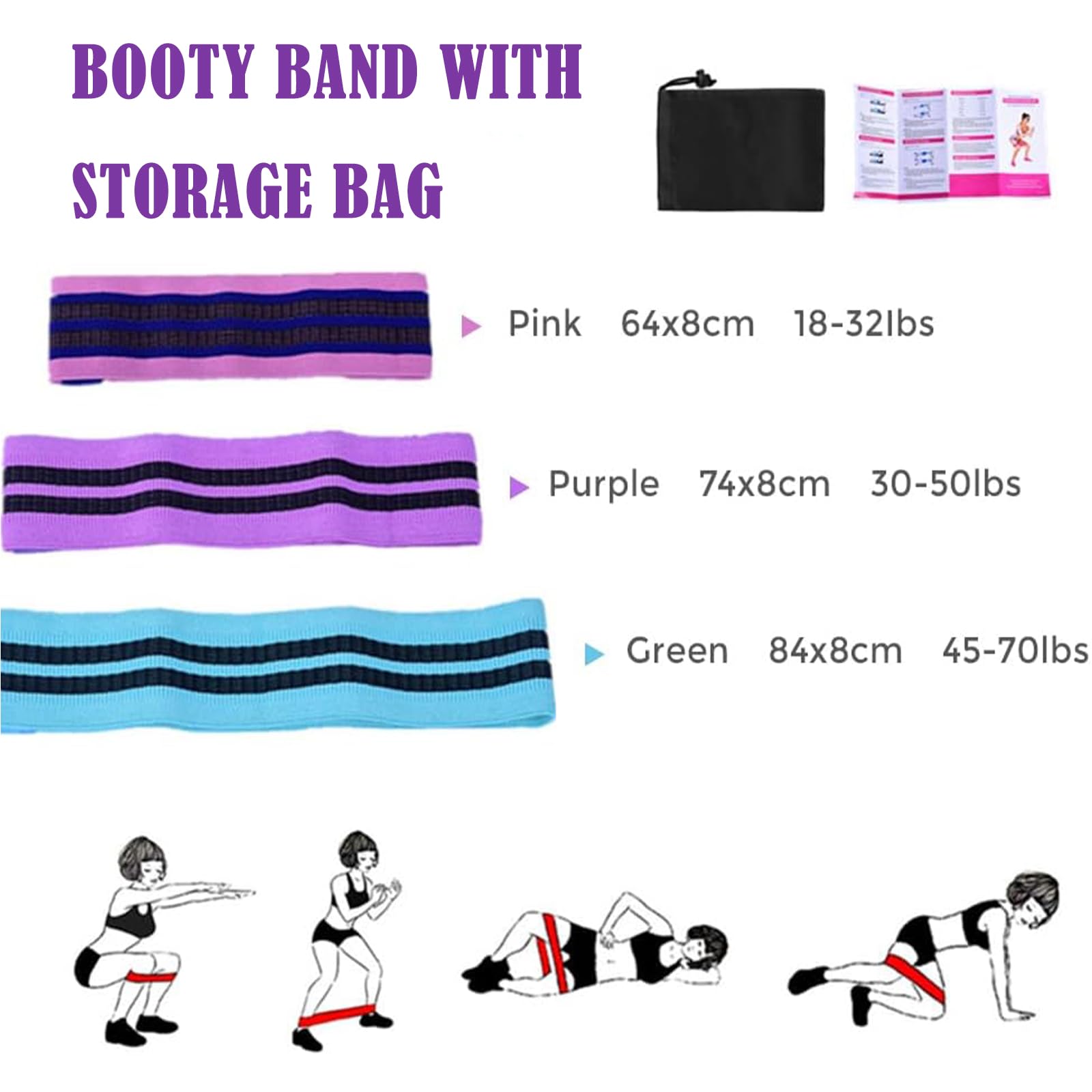 Kit Pilates Essentials pour Femmes, Kits De Pilates pour EntraîNements à Domicile, Ensembles De Yoga Portables, avec Ballon De Yoga 25 Cm, Bande RéSistance en Forme De 8