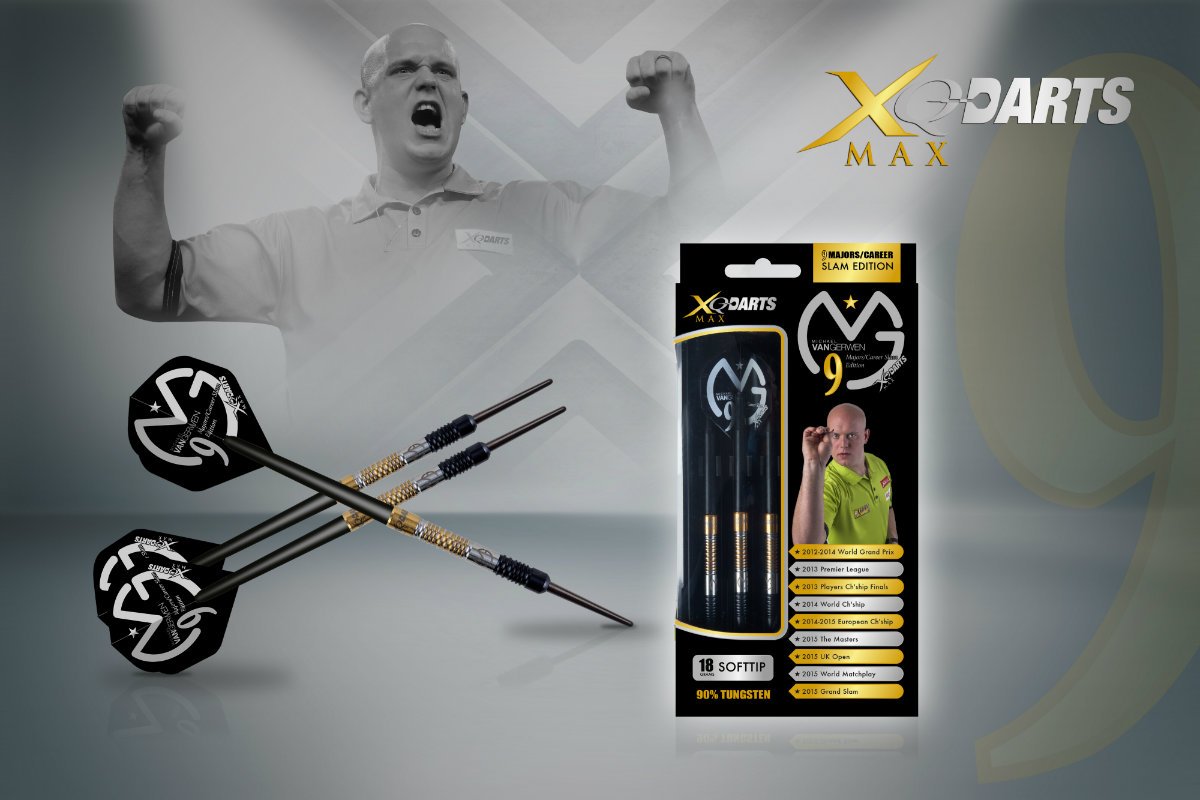 XQ Max Darts Unisex Adult Michael van Gerwen Career Slam Edition