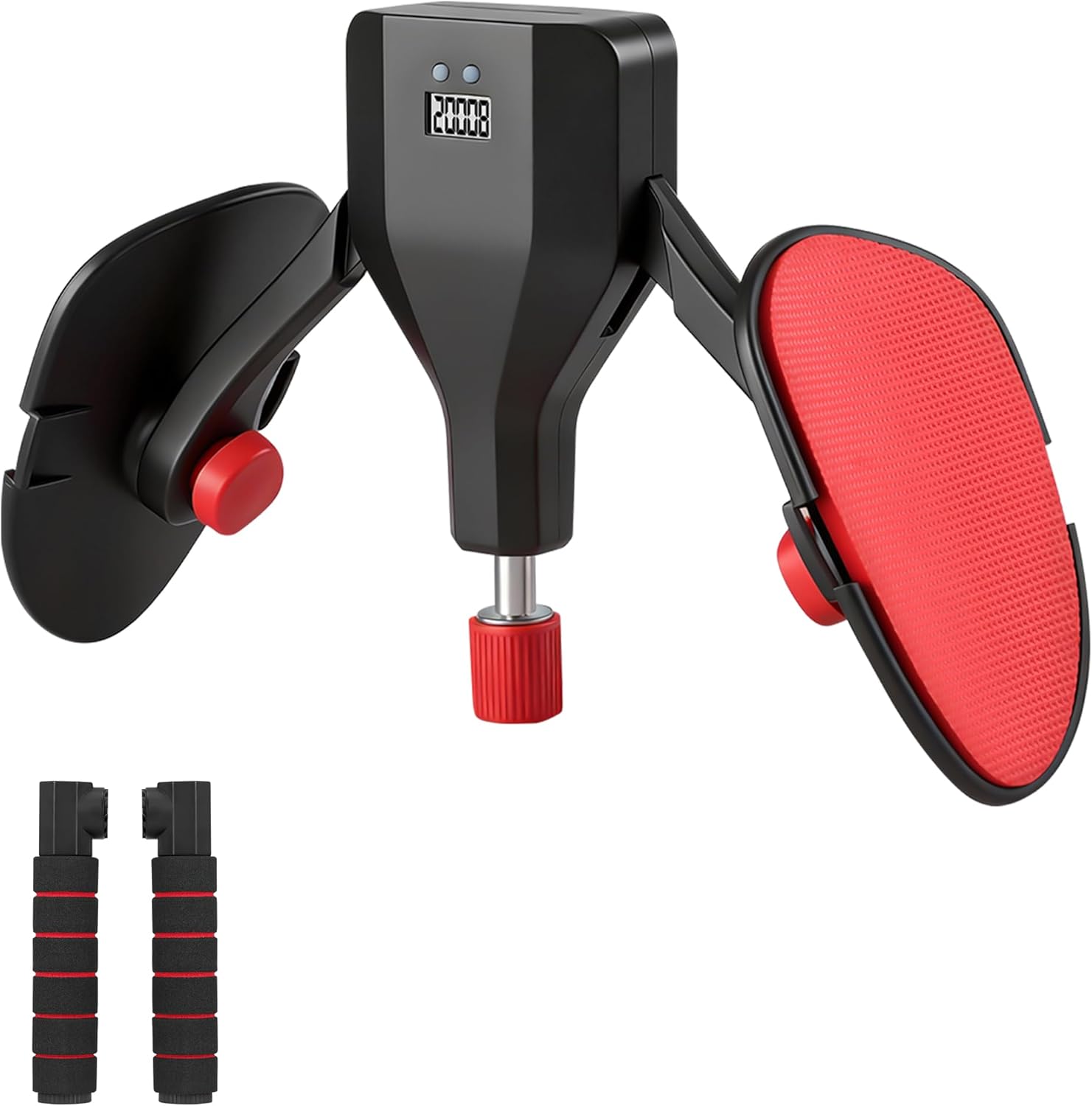 Thigh Trainer Pro, 20-110 LBS Adjustable Kegel Pelvic Floor Exerciser with Arm Workout Handles and Wide Thick EVA Pads for Men & Women