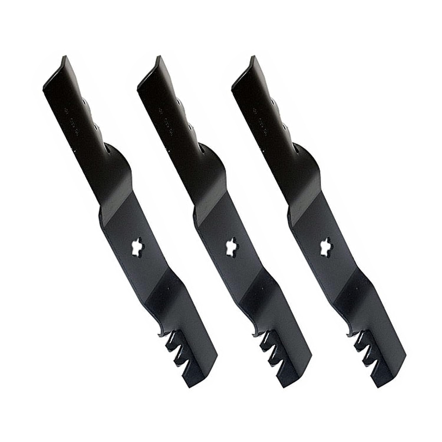 95-605 532187256 575938401 Lot de 3 lames compatibles avec tracteur à gazon Husqvarna YTH24V54 TS354XD