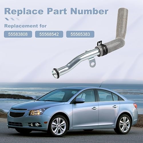 Miniatura 5 de JDMON Líneas de manguera de salida de refrigerante para enfriador de aceite de motor compatibles con Chevrolet Cruze Sonic TraxBuick Encore 1.4L L4