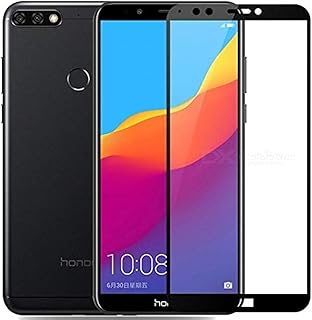 شاشة كاملة مضادة للخدش من الزجاج المقوي بدرجة صلابة 9H ودرجة إمالة 5D من جلاس لموبايل هواوي Y9 (2018) (لون اسود)