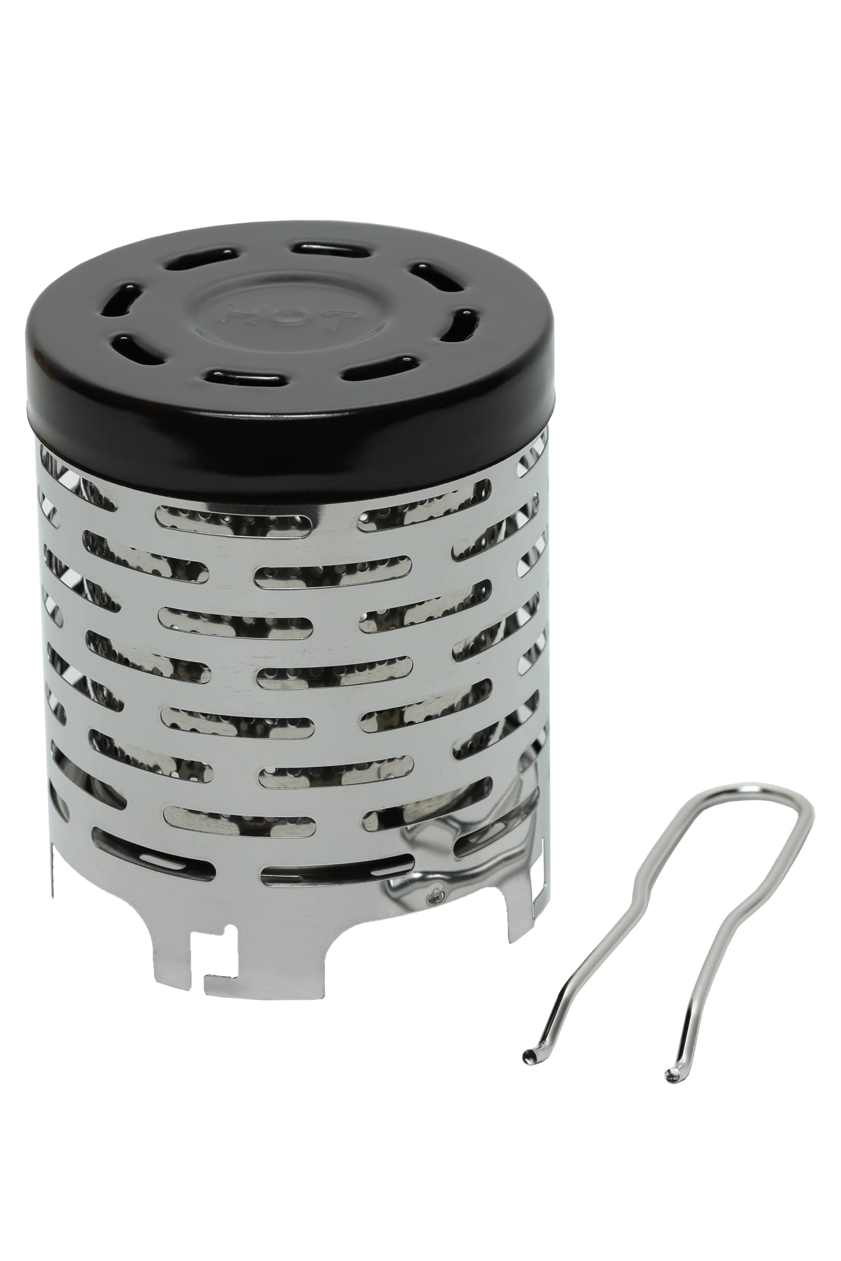 Kit de chauffage pour réchaud à gaz - Réchaud de camping en acier inoxydable - Couvercle de chauffage pour tente