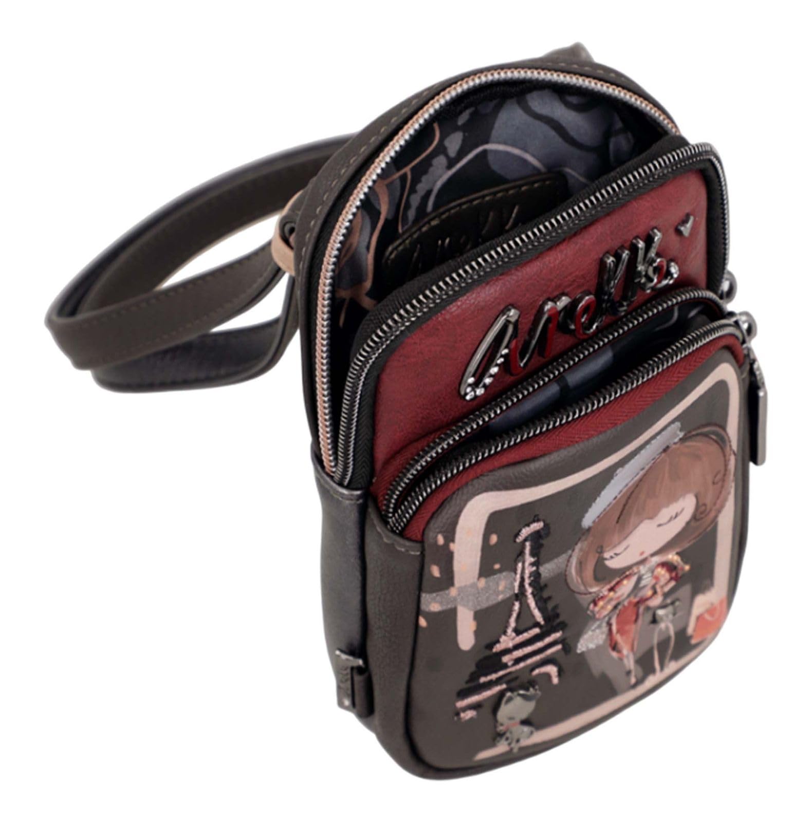 Anekke Umhängetasche Handytasche Mademoiselle Mini Crossbody Bag Multicolor mehrfarbig