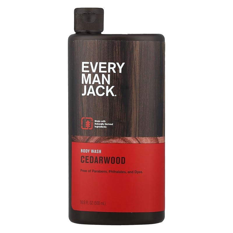 Every Man Jack Sabonete líquido corporal Cedarwood, 500 mL