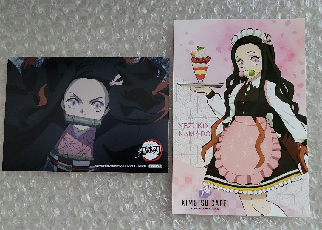 Amazon | 鬼滅 竈門禰豆子 ポストカード ブロマイド ufotable スイパラ