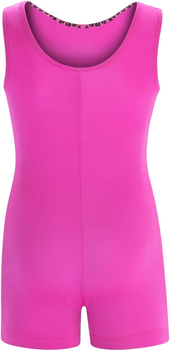 GK Stars Girls’ Gymnastics Biketard – One-Piece Leotard with Shorts for Dance, Tumbling & Practice in Fun Prints - Image 2